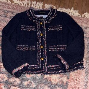 J Crew Blazer with Liberty Print Details Size 6